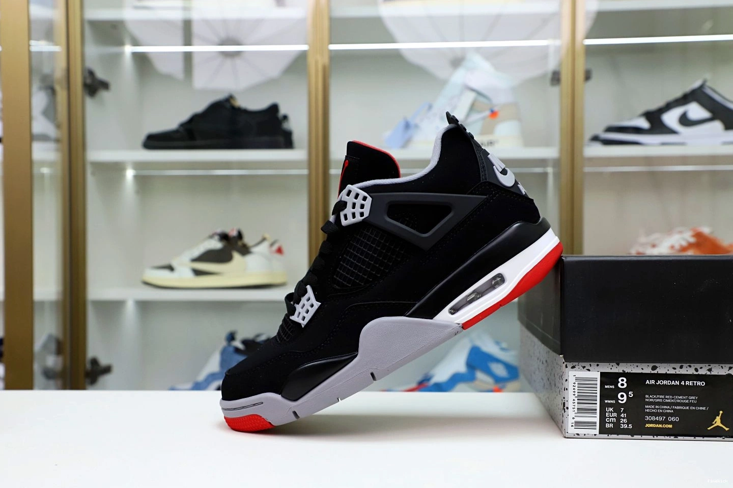 4 RETRO 2019 'BRED' OG AIR JORDAN 0721